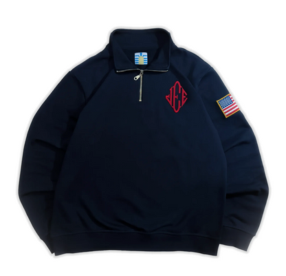 Jeffrey Epstein Quarter Zip Sweater