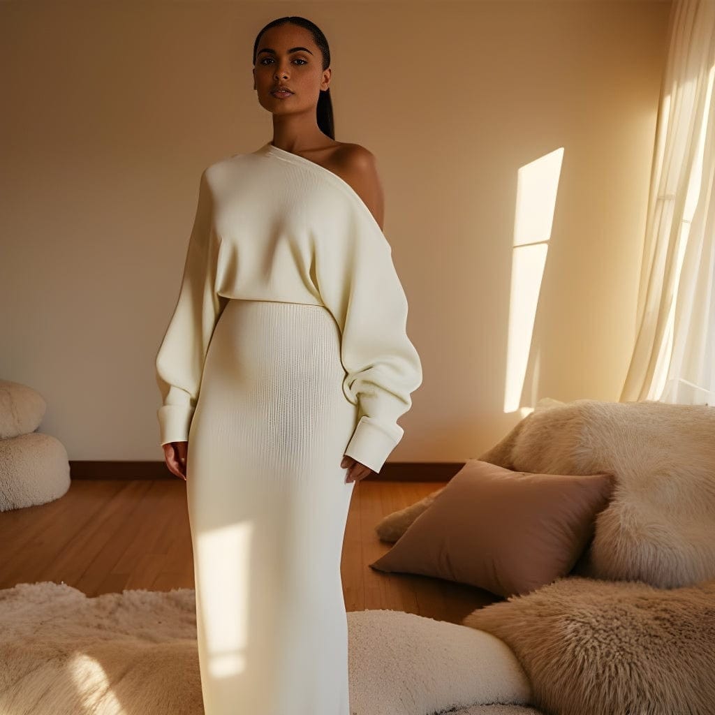 Serene® Drop-Shoulder Sweater Dress