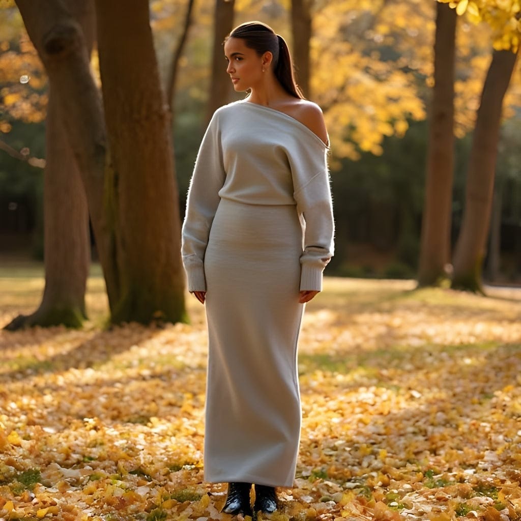 Serene® Drop-Shoulder Sweater Dress